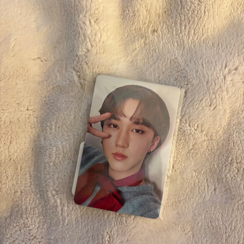 Stray kids changbin photocard